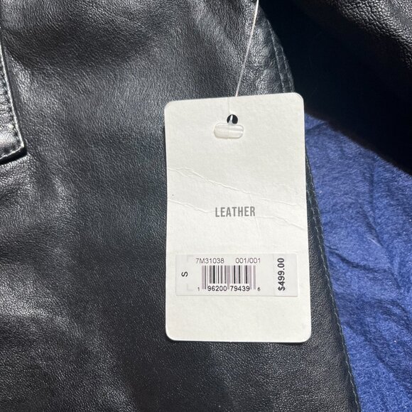 Lucky Brand Leather Jacket NWT Size Small - Picture 2 of 9